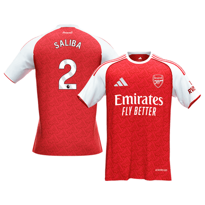 Maillot de foot domicile Arsenal 2025/26 SALIBA #2 Homme [PREMIUM]