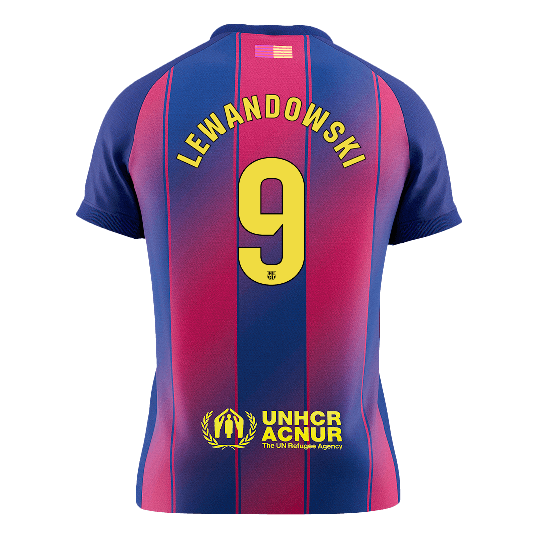 Maillot de Foot Domicile Homme Barcelone 2025/26 LEWANDOWSKI #9 [PREMIUM]
