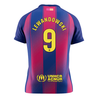 Maillot de Foot Domicile Homme Barcelone 2025/26 LEWANDOWSKI #9 [PREMIUM]
