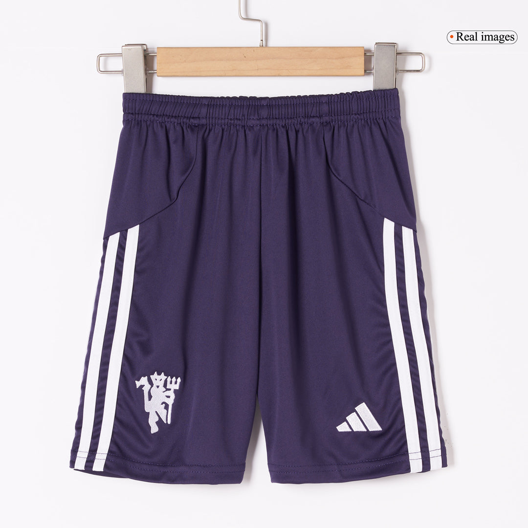 Ensemble Maillot Extérieur Enfant Manchester United 2025/26