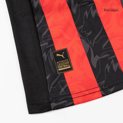 Ensemble complet maillot de foot domicile enfant AC Milan 2025/26