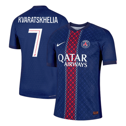 Maillot de foot domicile homme KVARATSKHELIA #7 PSG saison 2025/26 - Version joueur - Coupe ajustée