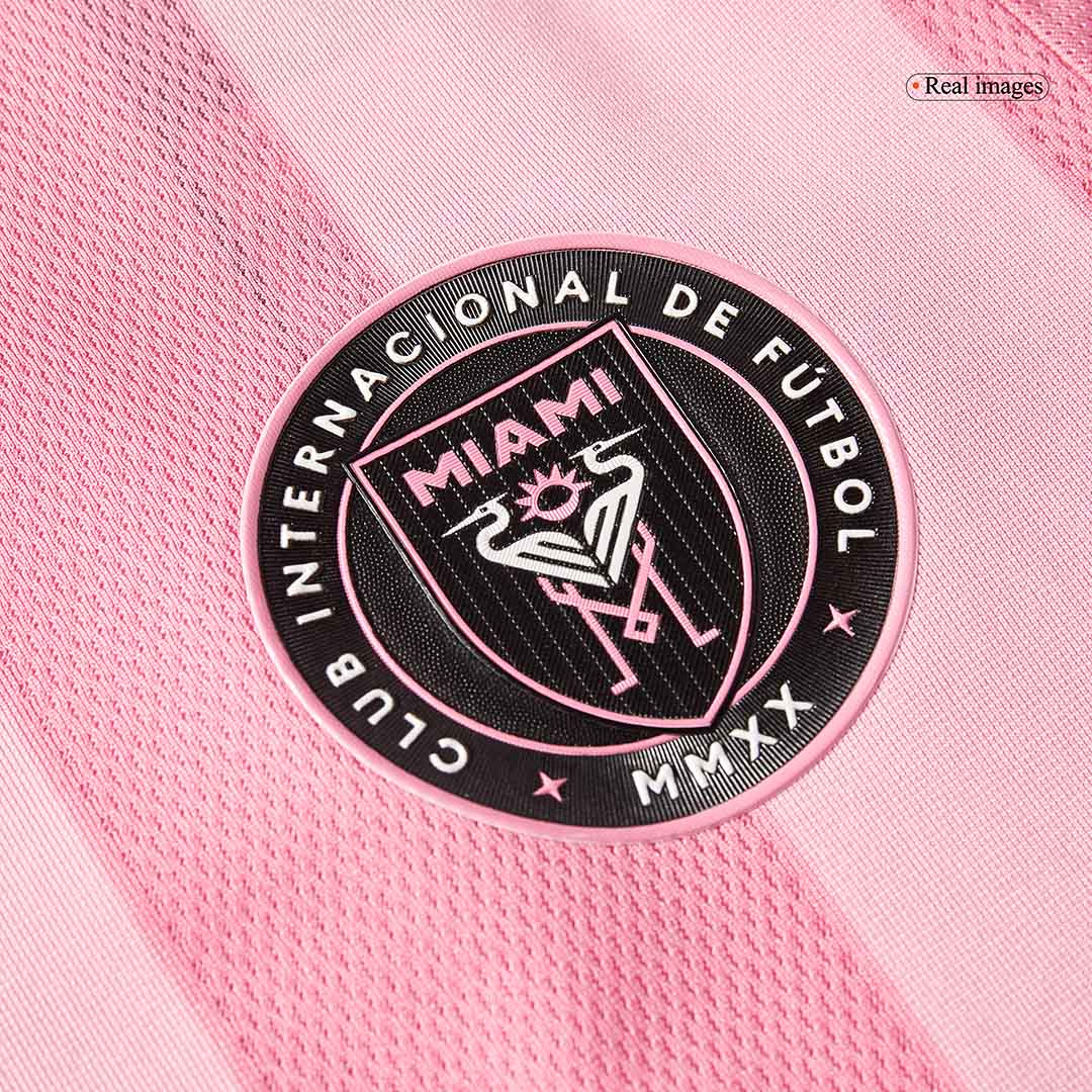 Maillot de football domicile Inter Miami CF 2025 DE PAUL #7 pour homme - Version joueur - Coupe ajustée