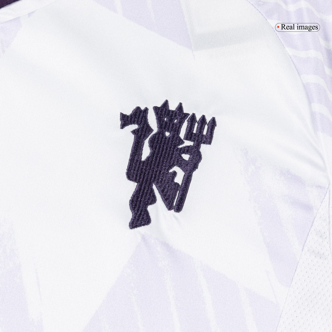 Maillot de foot extérieur Manchester United 2025/26 à manches longues pour homme