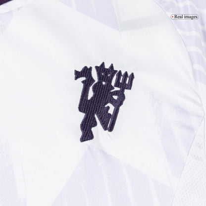 Maillot de foot extérieur Manchester United 2025/26 à manches longues pour homme