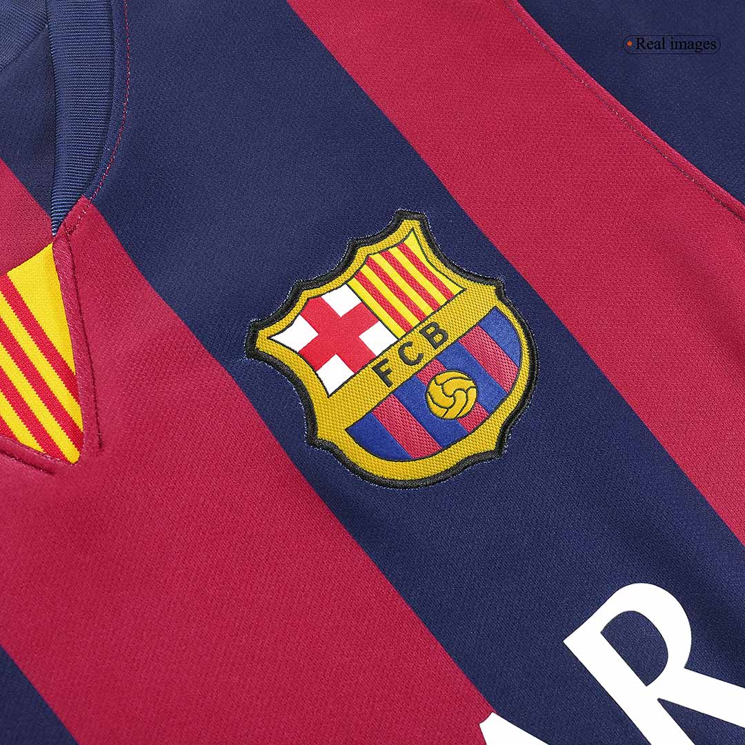 Retro Men's Barcelona 2014/15 Home Soccer Jersey