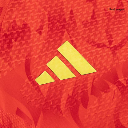 Maillot de foot domicile version joueur pour homme Belgique Coupe du Monde 2026 - Coupe ajustée