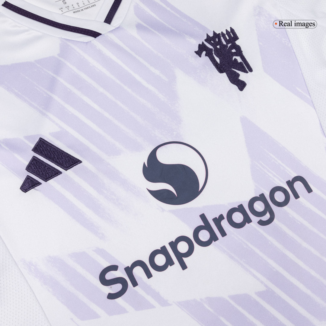 Maillot de foot extérieur Manchester United Femme 2025/26