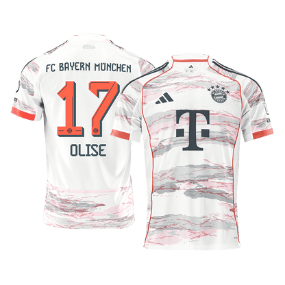 Maillot de foot extérieur OLISÉ #17 Homme Bayern Munich 2025/26