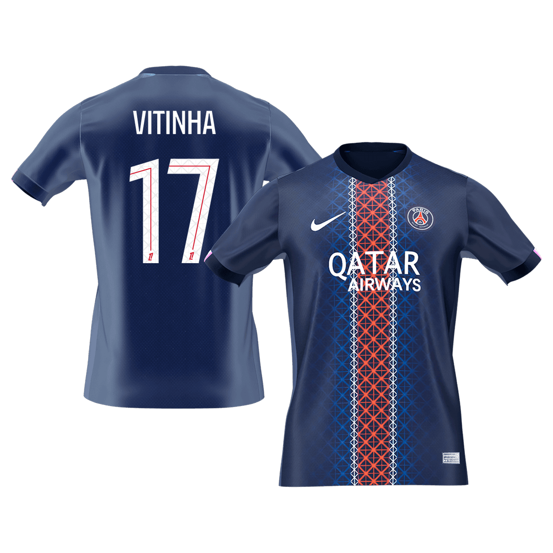 Maillot de Foot Domicile Homme PSG 2025/26 VITINHA #17 [PREMIUM]