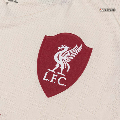 Maillot de football extérieur SZOBOSZLAI #8 Homme Liverpool 2025/26 version joueur - Coupe ajustée