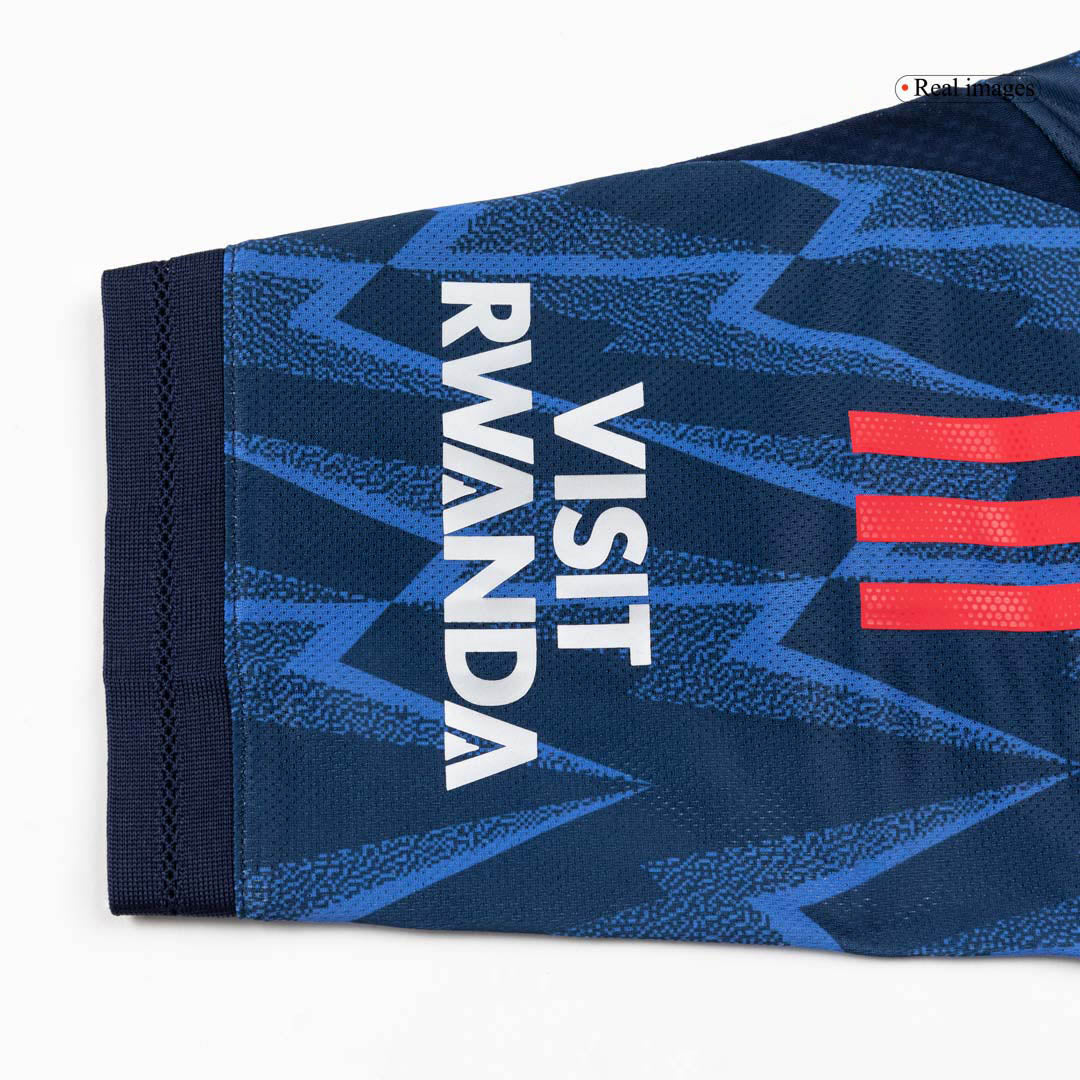 Maillot de football extérieur pour homme Arsenal 2025/26 - Version joueur SAKA #7 - Coupe ajustée