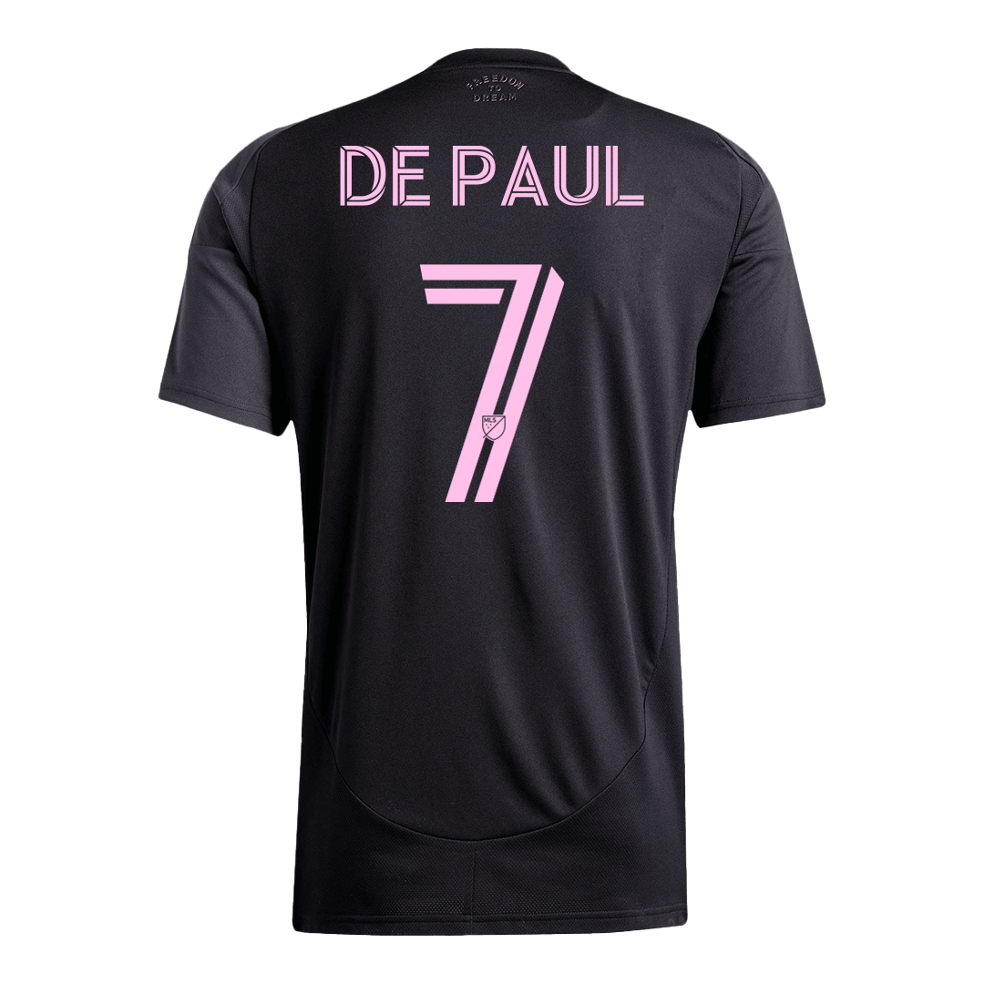 Maillot de football extérieur De Paul #7 Inter Miami CF 2025 pour homme