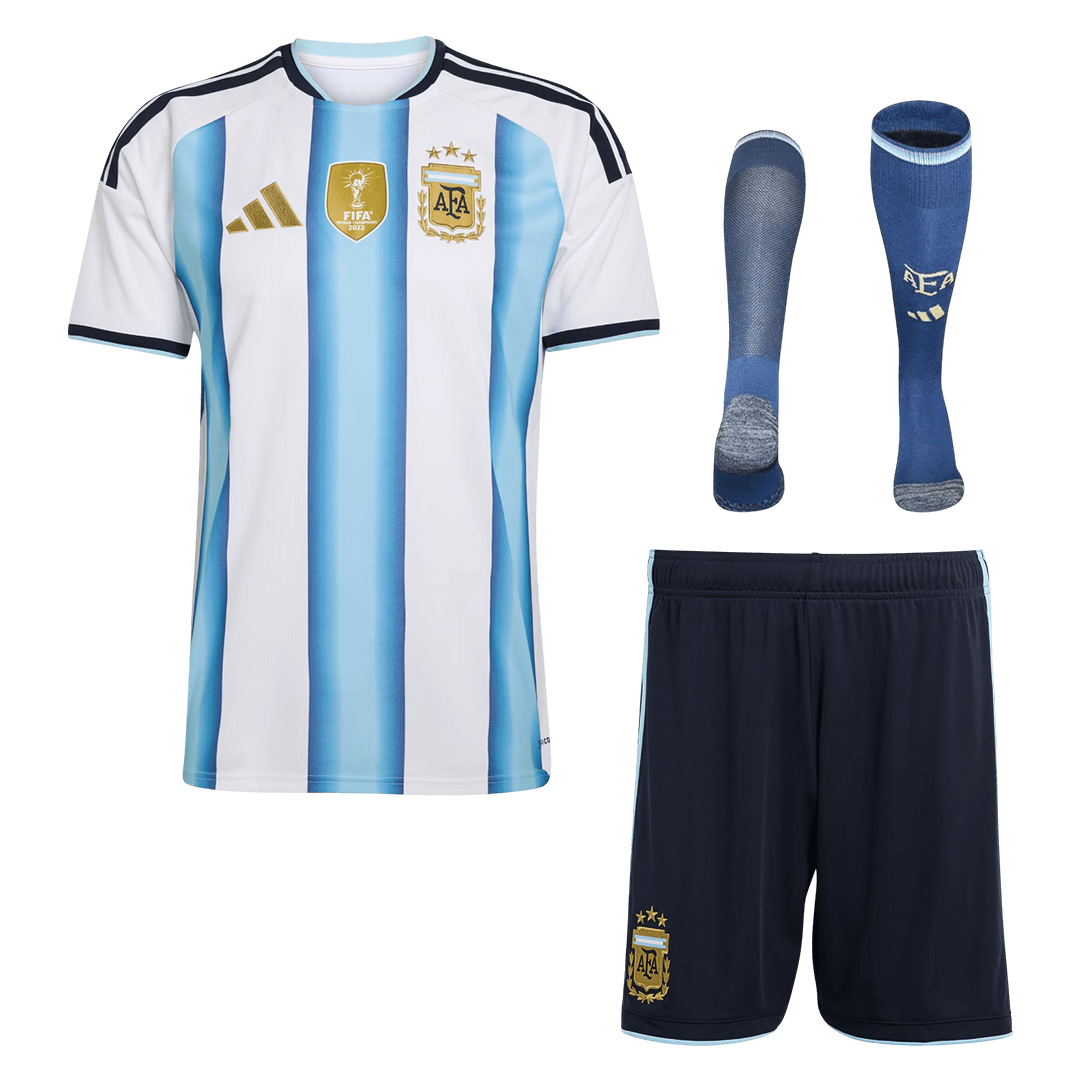 Maillot Domicile Homme Équipe d'Argentine Coupe du Monde 2026 Kit Complet [PREMIUM]