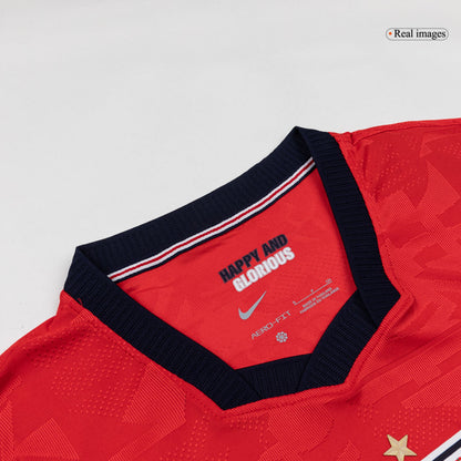 RICE #4 Men's England World Cup 2026 Player Version Away Soccer Jersey - Slim Fit