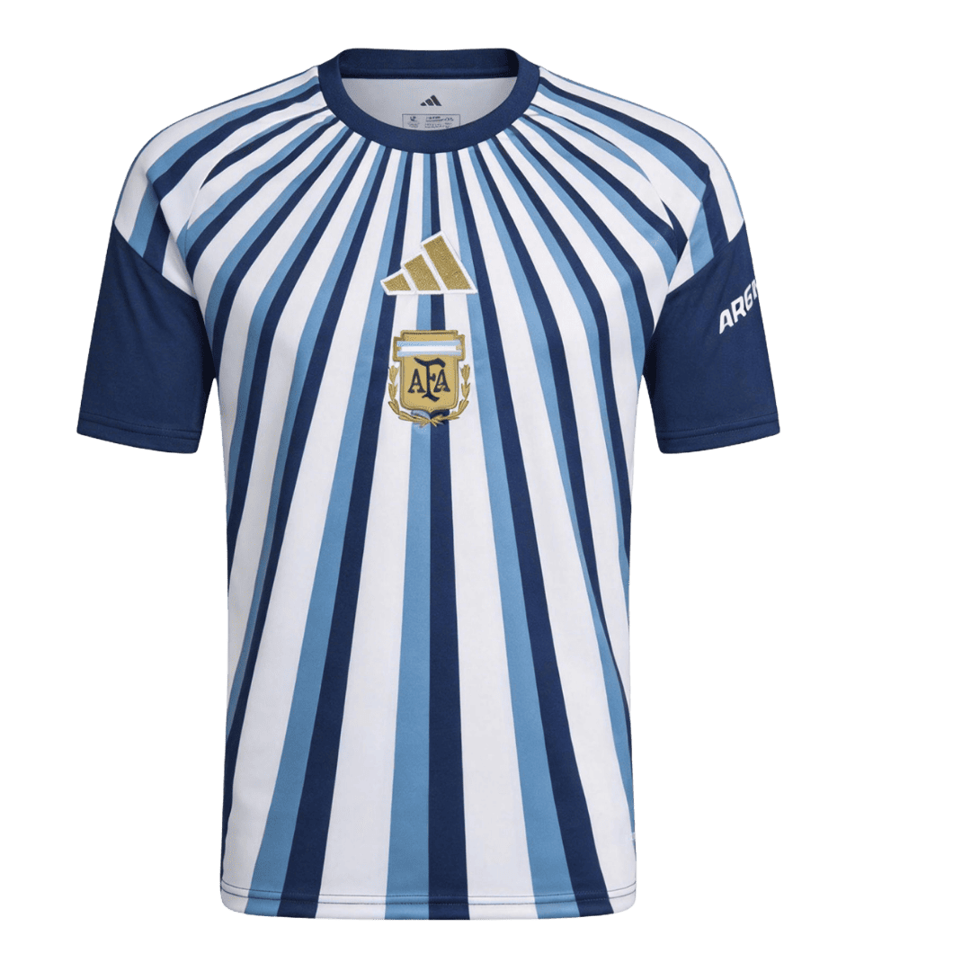 Maillot de football d'avant-match Homme Argentine Coupe du Monde 2026