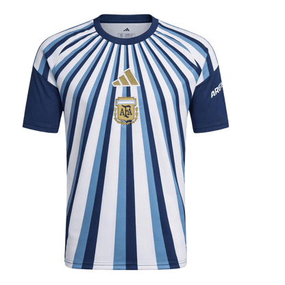 Maillot de football d'avant-match Homme Argentine Coupe du Monde 2026