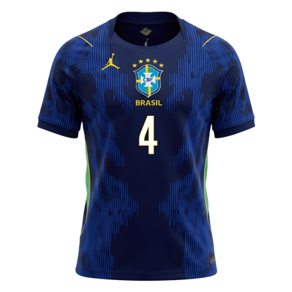 MARQUINHOS #4 Men's Brazil World Cup 2026 Away Soccer Jersey