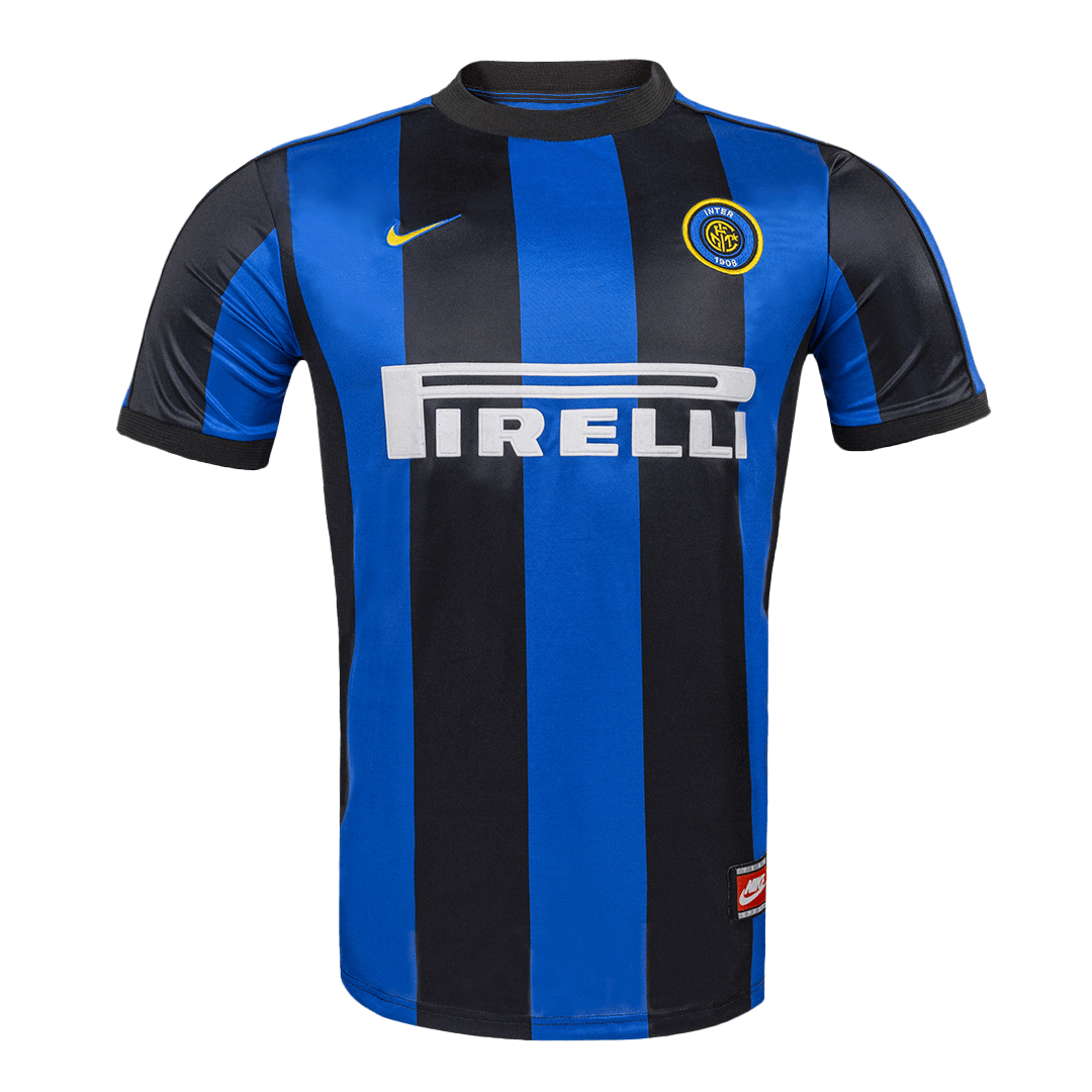 Maillot de football rétro domicile homme Inter Milan 1999/00