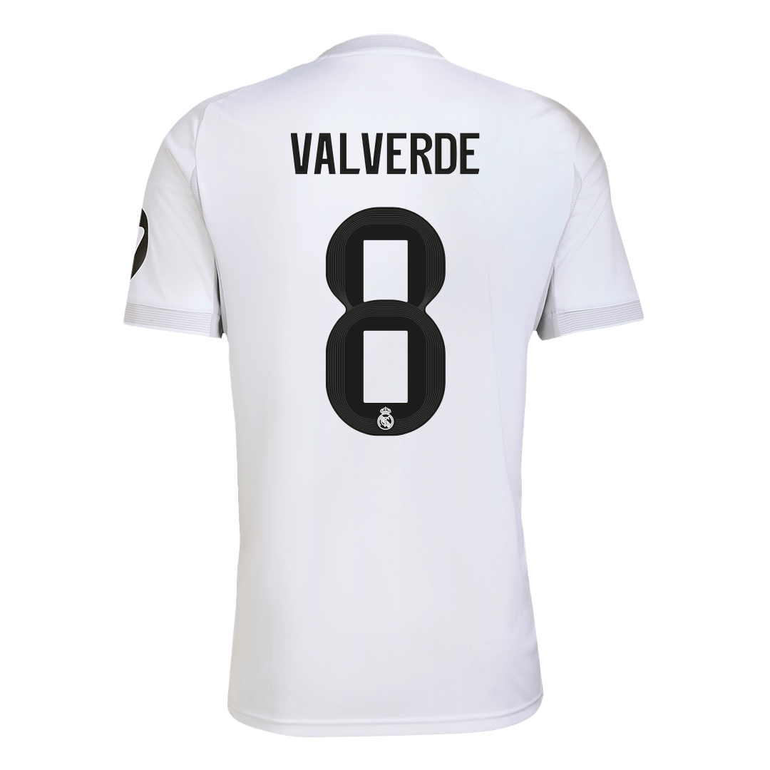 MAILLOT DE FOOT DOMICILE HOMME REAL MADRID 2025/26 VALVERDE #8 [PREMIUM]