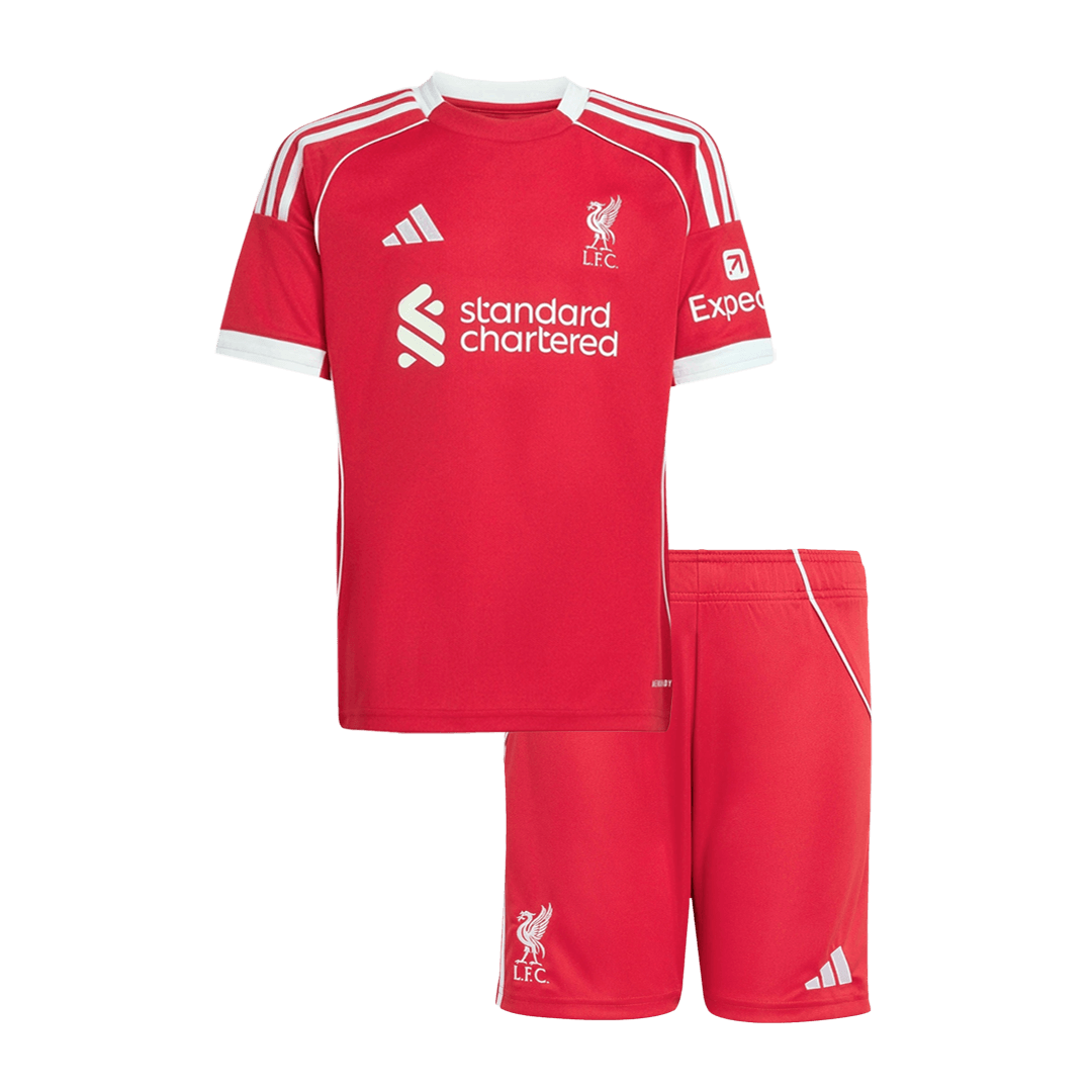 Maillot de foot domicile enfant Liverpool 2025/26