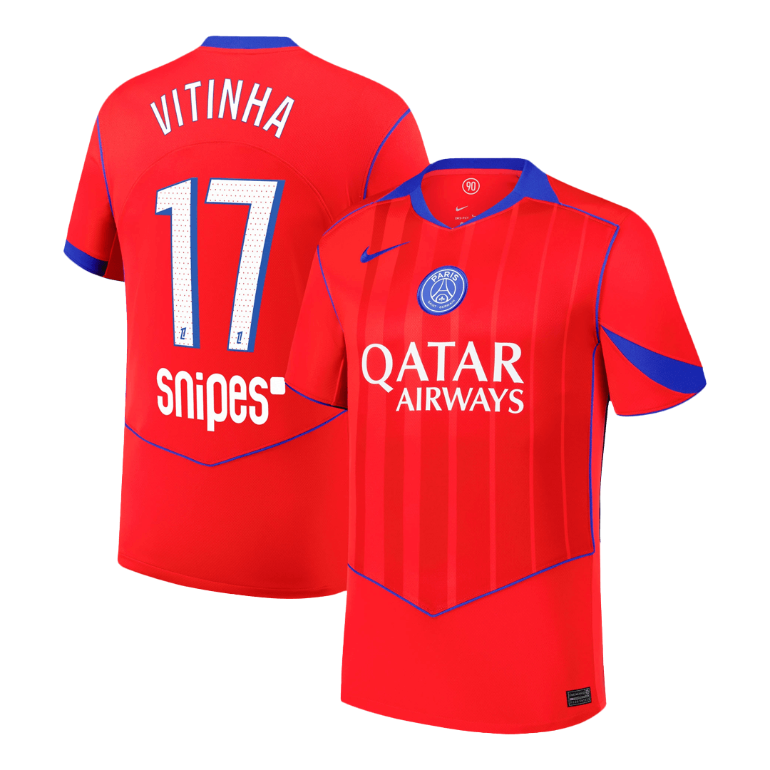 Maillot de Football VITINHA #17 Troisième Extérieur PSG Homme 2025/26