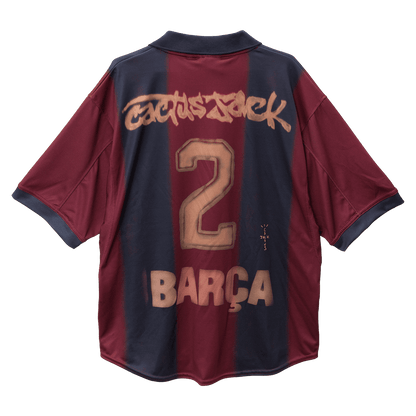 Maillot de foot domicile rétro FC Barcelone homme 2000/01