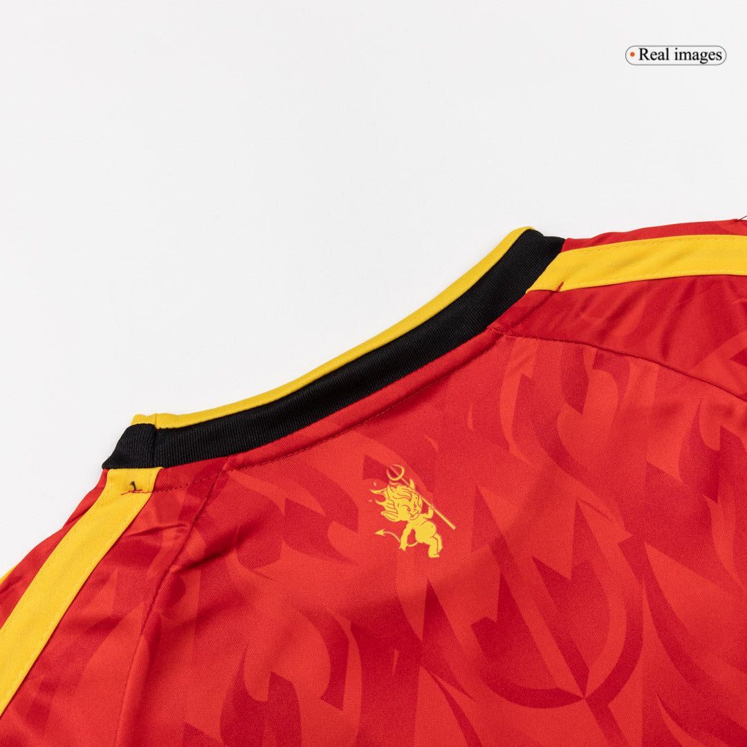 Maillot de football domicile Belgique Coupe du Monde 2026 pour enfant