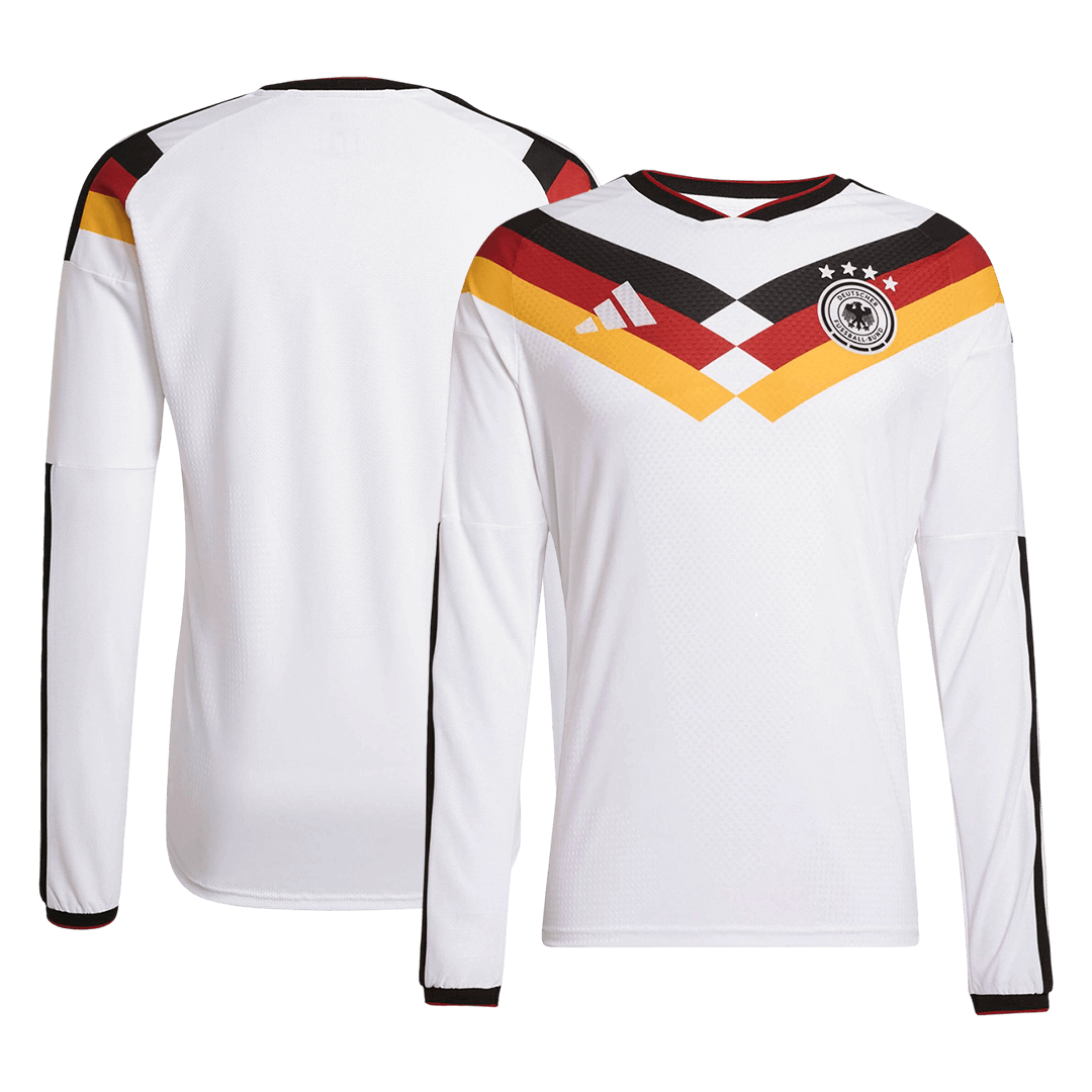 Maillot de football domicile à manches longues Allemagne Coupe du Monde 2026 pour homme