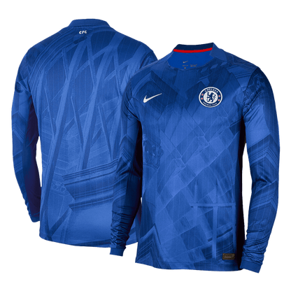 Maillot de football domicile à manches longues Chelsea 2025/26 pour homme
