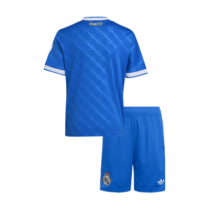 Ensemble Maillot et Short Troisième Maillot Extérieur de Football Real Madrid 2025/26 pour Enfant
