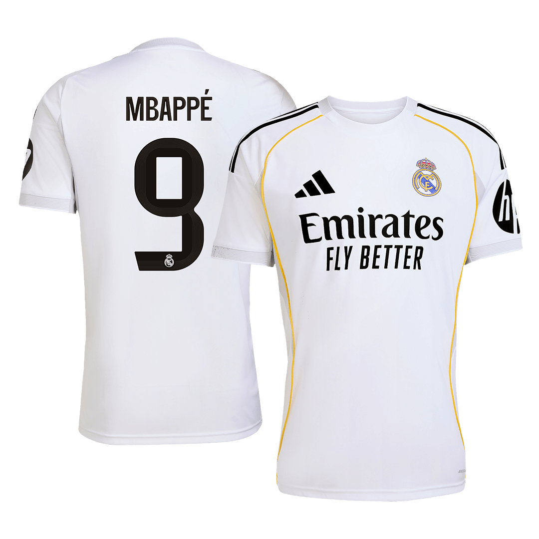 MBAPPÉ #9 Maillot Domicile Homme Real Madrid 2025/26 [PREMIUM]