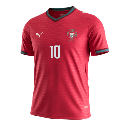 Maillot de Foot Domicile BERNARDO #10 Portugal Coupe du Monde 2026 pour Homme