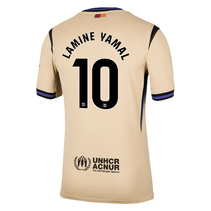 Maillot de football extérieur LAMINE YAMAL #10 Barcelone 2025/26 pour homme