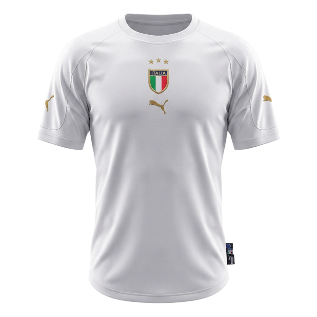 Maillot de Foot Rétro Homme Italie Extérieur 2004