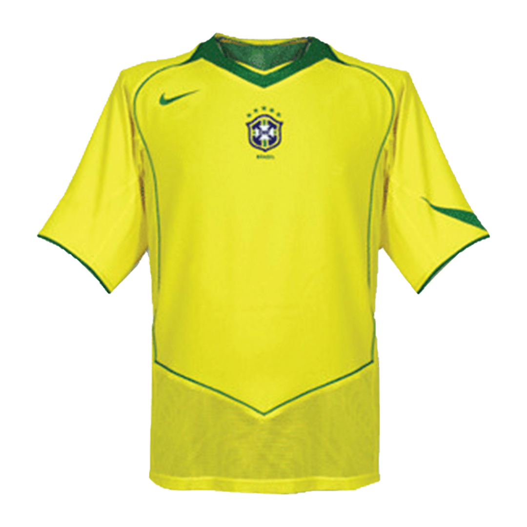 Maillot de football rétro domicile homme Brésil 2004