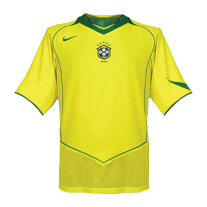 Maillot de football rétro domicile homme Brésil 2004