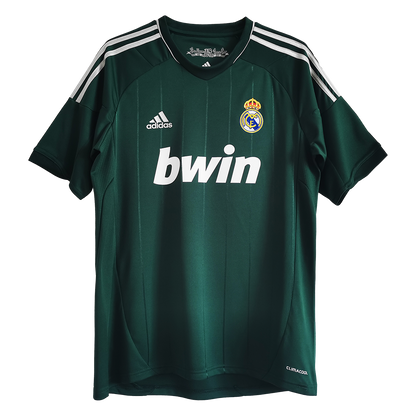 Maillot de football rétro Real Madrid 2012/13 pour homme, troisième maillot extérieur