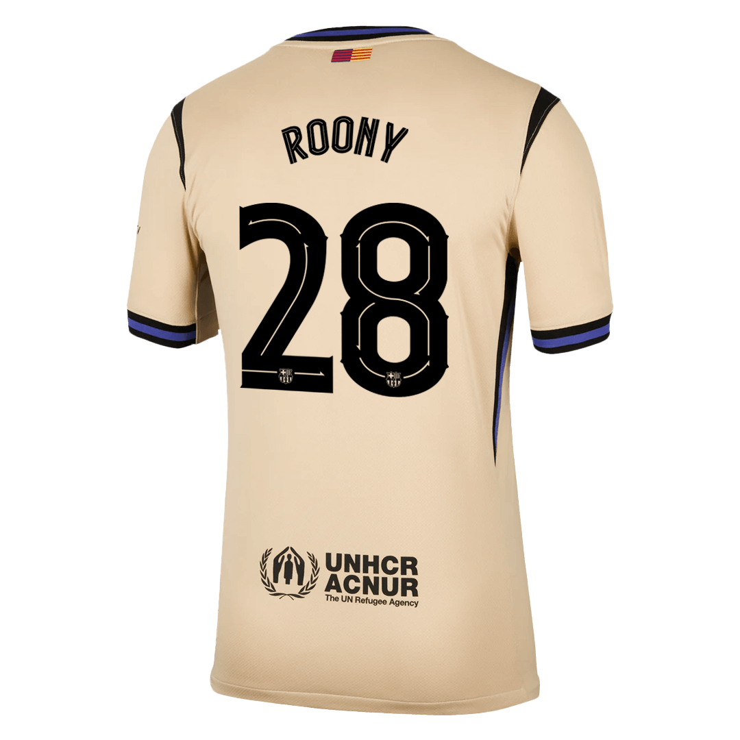 Maillot de Foot Extérieur ROONY #28 Barcelone 2025/26 pour Homme