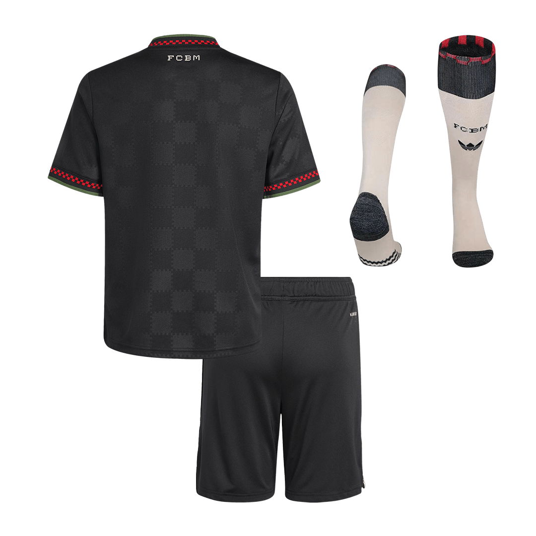 Ensemble complet de maillot de football troisième extérieur du Bayern Munich 2025/26 pour enfant