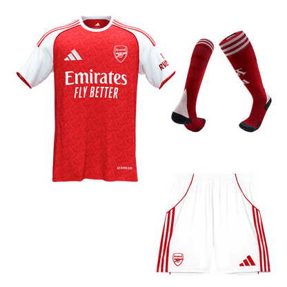 Maillot de football domicile complet Arsenal 2025/26 pour homme [PREMIUM]