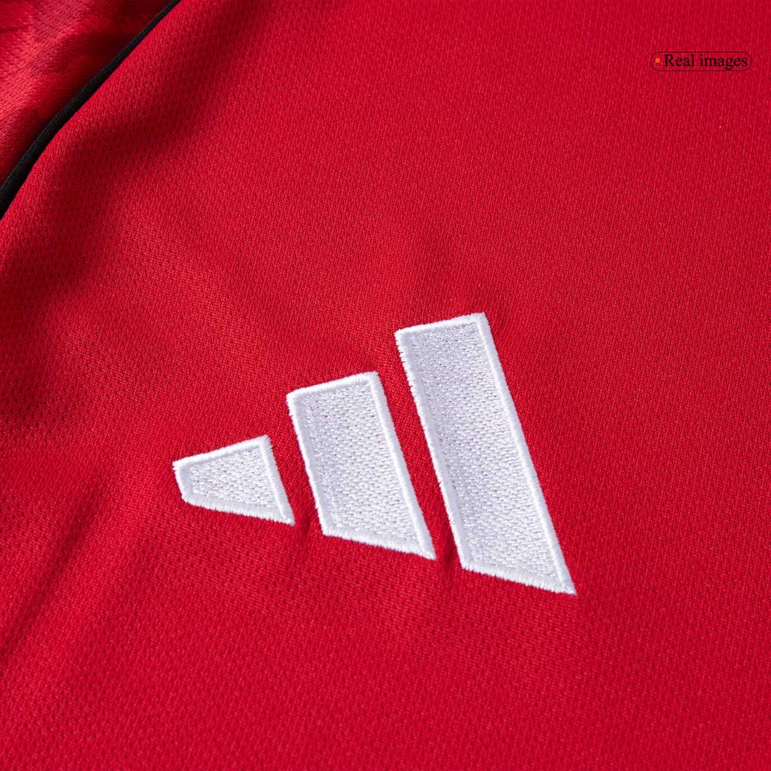 Maillot de foot à manches longues domicile Manchester United 2025/26 pour homme