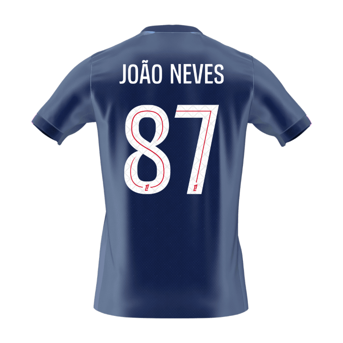 JOÃO NEVES #87 Maillot Domicile PSG 2025/26 Homme [PREMIUM]