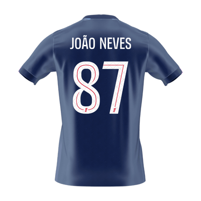 JOÃO NEVES #87 Maillot Domicile PSG 2025/26 Homme [PREMIUM]