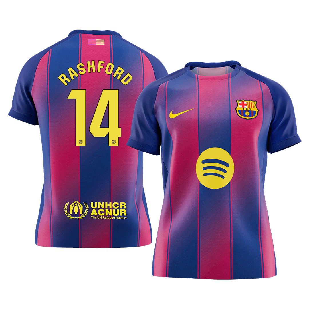 Maillot de foot domicile RASHFORD #14 Barcelone 2025/26 pour homme [PREMIUM]