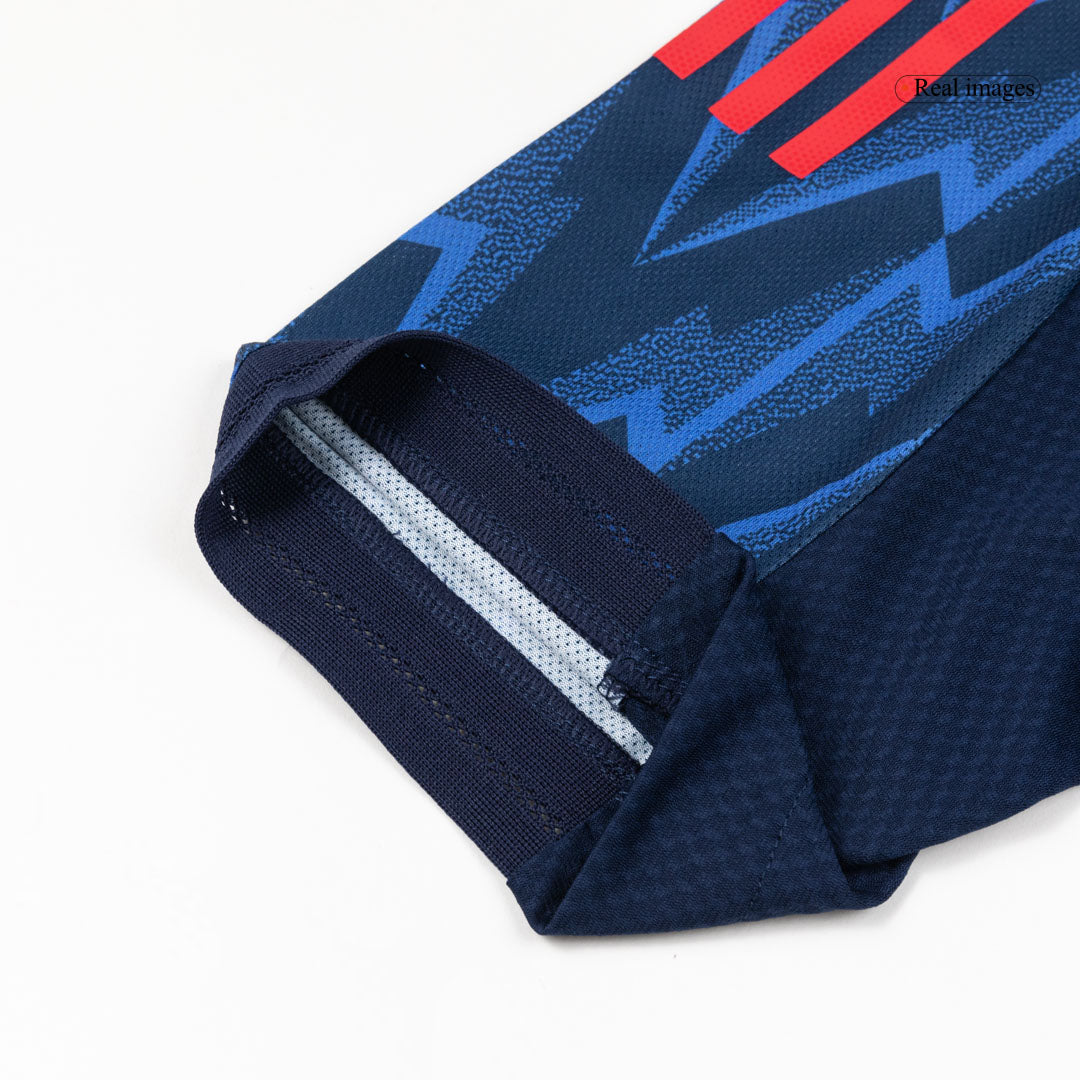 Maillot de football extérieur pour homme Arsenal 2025/26 - Version joueur SAKA #7 - Coupe ajustée