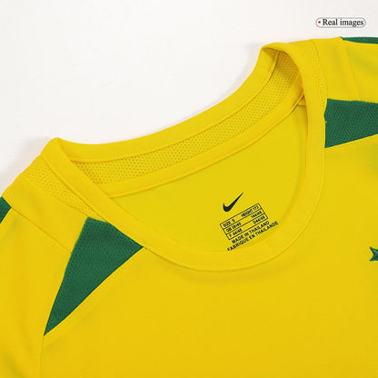 Maillot de football domicile rétro Brésil 2002/03 pour homme