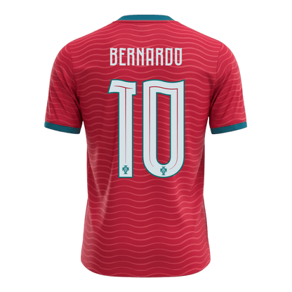 Maillot de Foot Domicile BERNARDO #10 Portugal Coupe du Monde 2026 pour Homme