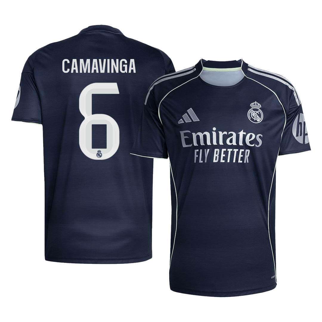Maillot de Foot CAMAVINGA #6 Homme Real Madrid Extérieur 2025/26 [PREMIUM]