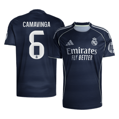 Maillot de Foot CAMAVINGA #6 Homme Real Madrid Extérieur 2025/26 [PREMIUM]